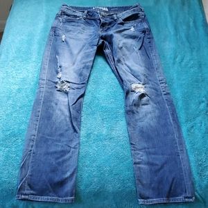 Express Distressed Boyfriend Jeans